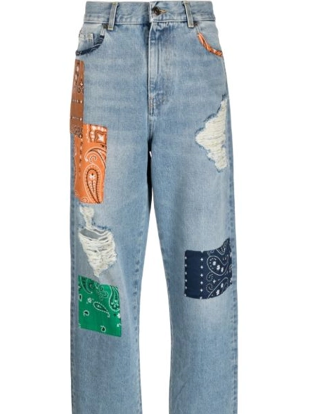 patchwork-detailing jeans Alanui California Women 0821